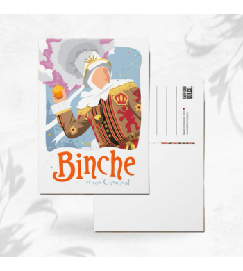 L'affiche Belge Carte Postale "Binche et son Carnaval" image