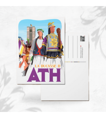 L'affiche Belge Carte Postale "La Ducasse d’Ath" image