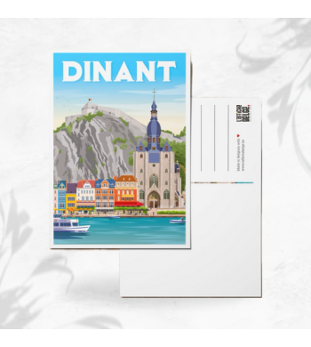 L'affiche Belge Carte Postale "Dinant" image