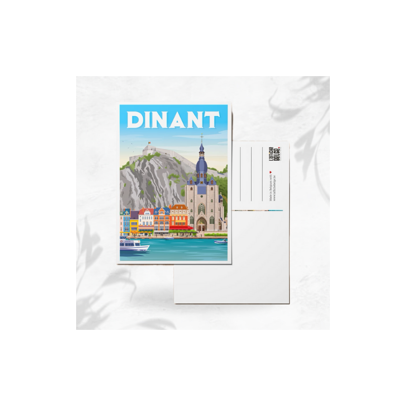 L'affiche Belge Carte Postale "Dinant" image