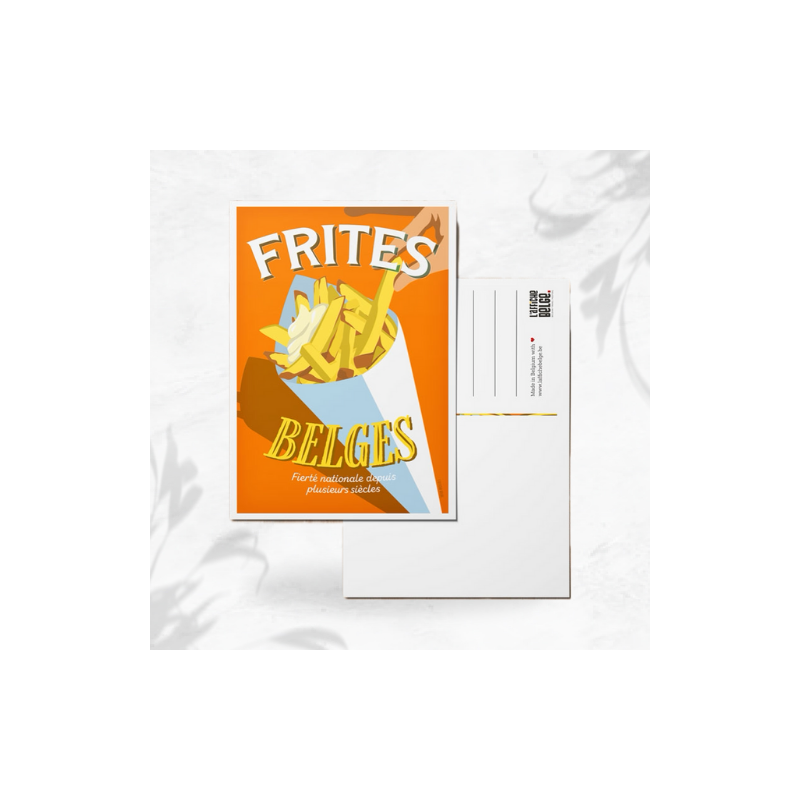 L'affiche Belge Carte Postale "Frites Belges" image