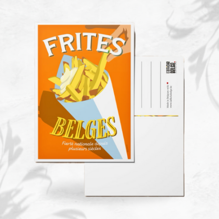 L'affiche Belge Carte Postale "Frites Belges" image