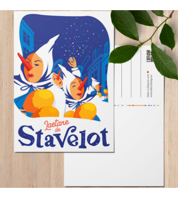 L'affiche Belge Carte Postale "Laetare de Stavelot"