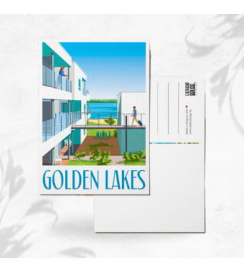 L'affiche Belge Carte Postale "Golden Lakes" image