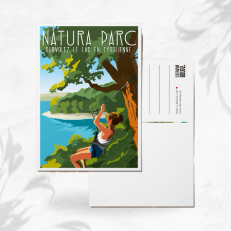 L'affiche Belge Carte Postale "Nature parc" image