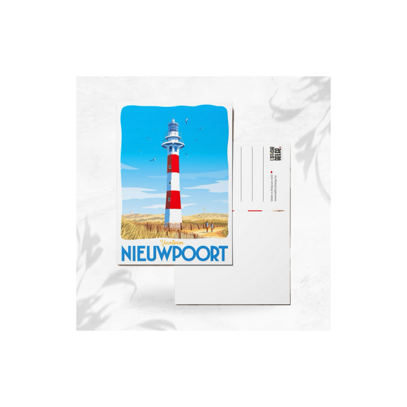 L'affiche Belge Carte Postale "Nieuwpoort" image