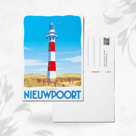 L'affiche Belge Carte Postale "Nieuwpoort" image