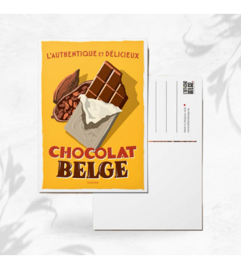 L'affiche Belge Carte Postale "Chocolat Belge" image