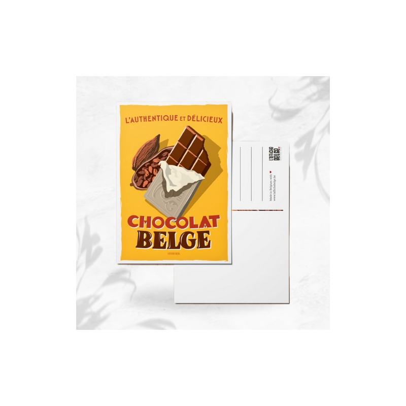 L'affiche Belge Carte Postale "Chocolat Belge" image