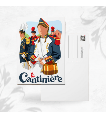 L'affiche Belge Carte Postale "La Cantinière" image