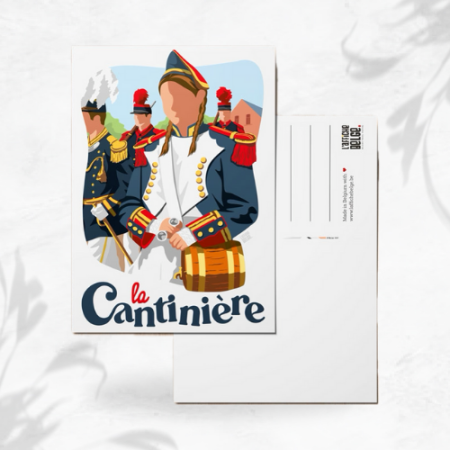 L'affiche Belge Carte Postale "La Cantinière" image