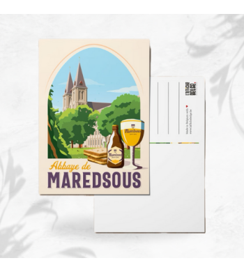 L'affiche Belge Carte Postale "Abbaye de Maredsous" image