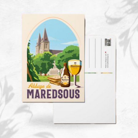 L'affiche Belge Carte Postale "Abbaye de Maredsous" image