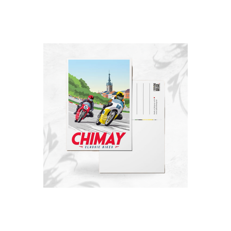 L'affiche Belge Carte Postale "Chimay Classic Bikes" image