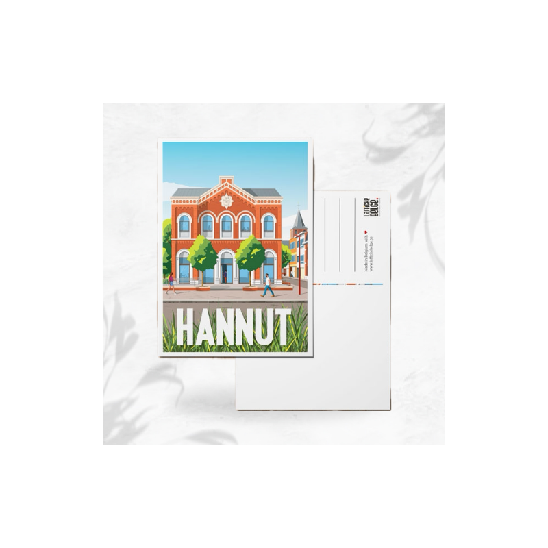 L'affiche Belge Carte Postale "Hannut" image