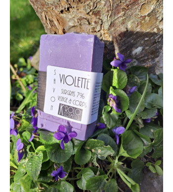 K'ROLO Savon solide Violette avec nature