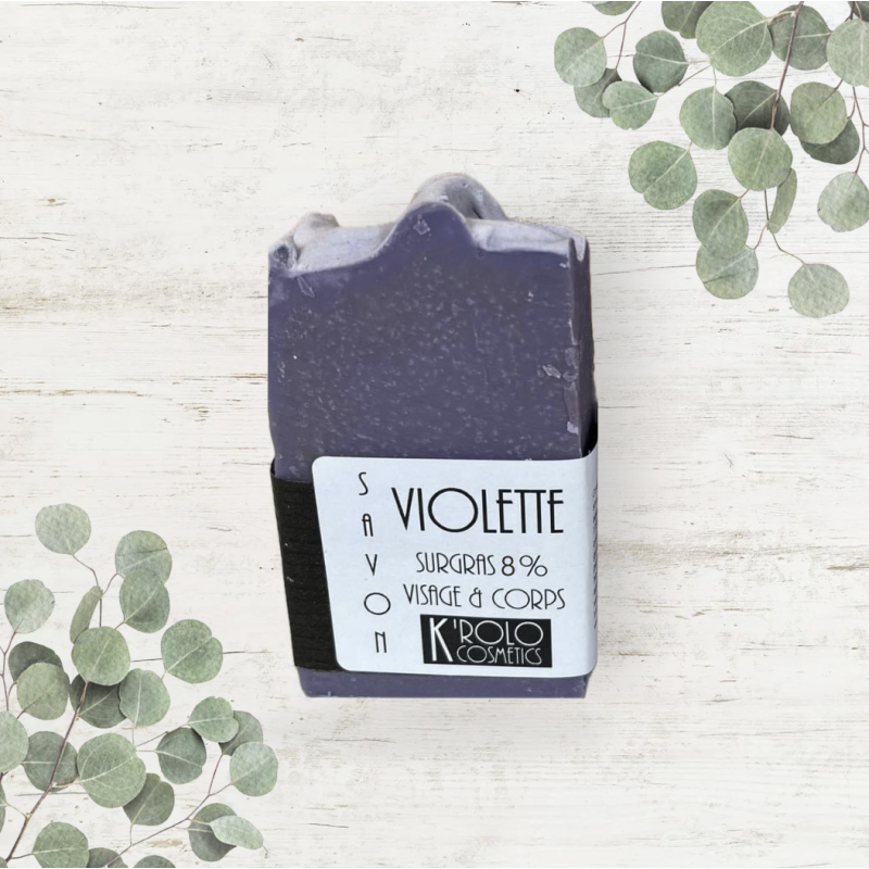 Savon solide "Violette" de K'ROLO