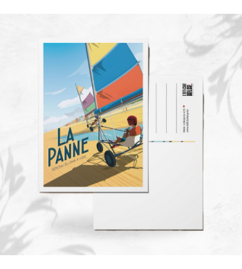 L'affiche Belge Carte Postale "La Panne" image